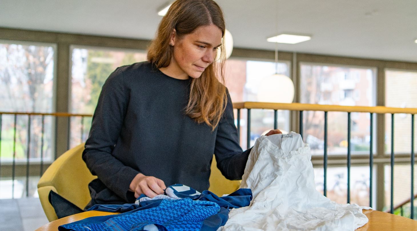 Genanvendelse af t�jaffald